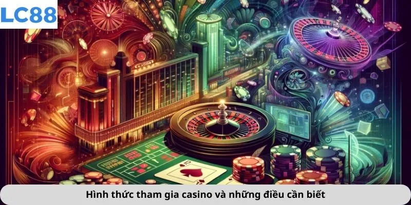 Hình thức tham gia casino và những điều cần biết